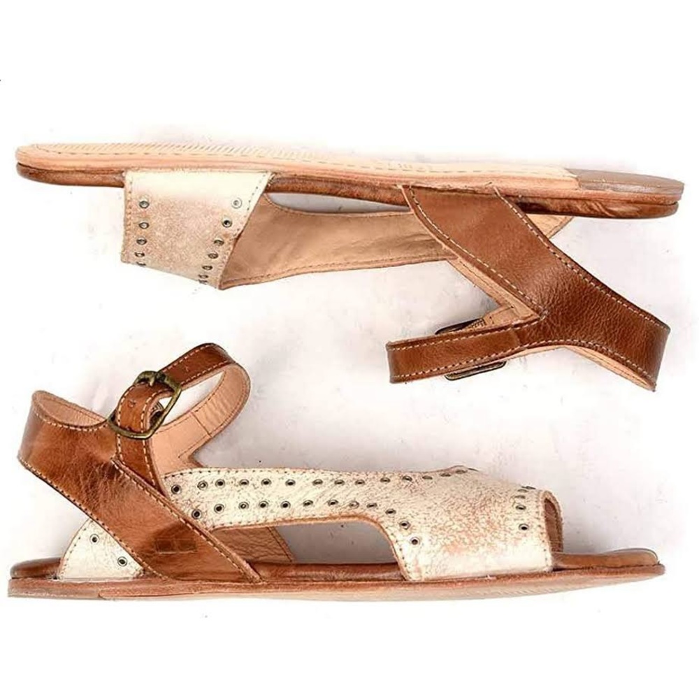 BED|STÜ Auburn d’Orsay Sandal Leather Studded Boho